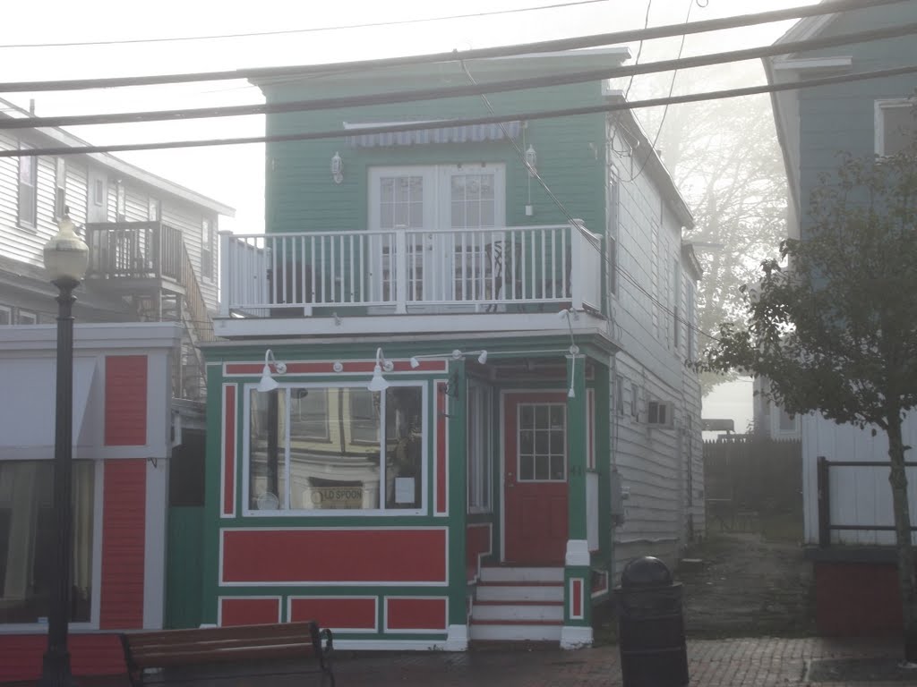Narrow building.