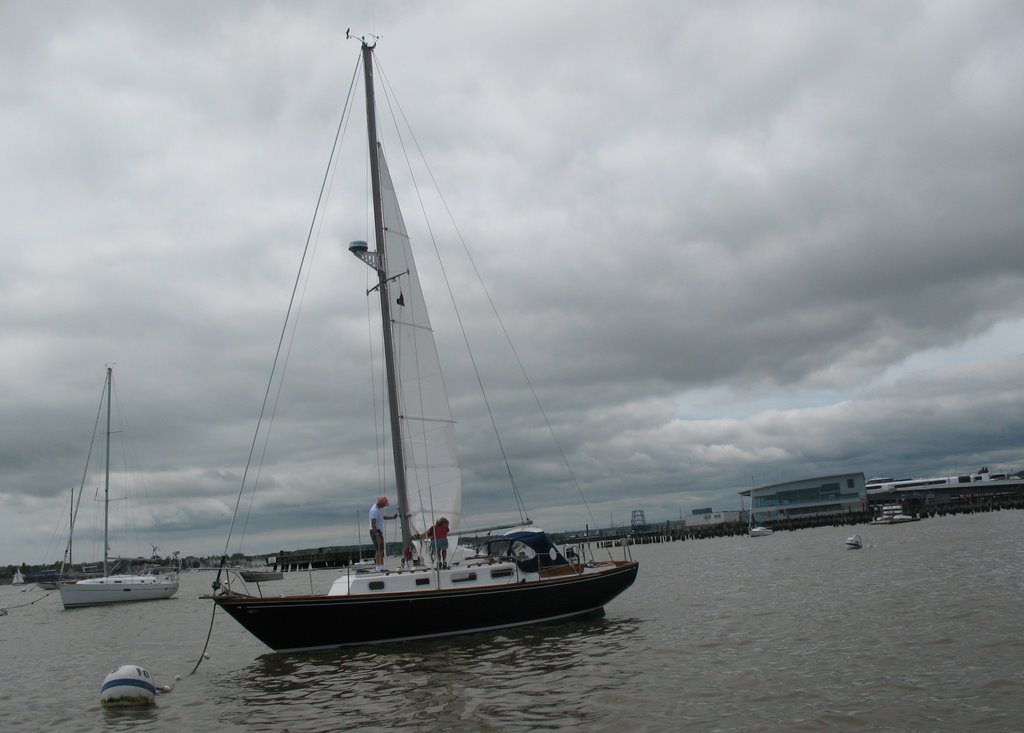 Sail Boat off Portland