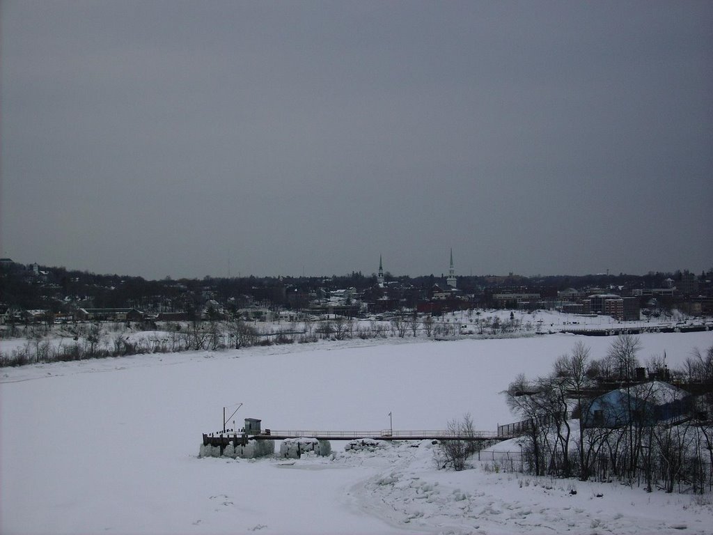 Frozen Bangor, Maine