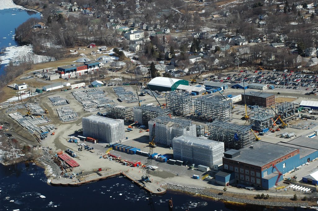 Cianbro Module Yard - Brewer, Maine  March 2009