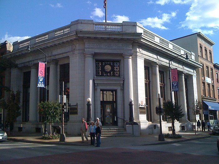 Downtown Frederick at Patrick and Market Streets, Maryland, USA