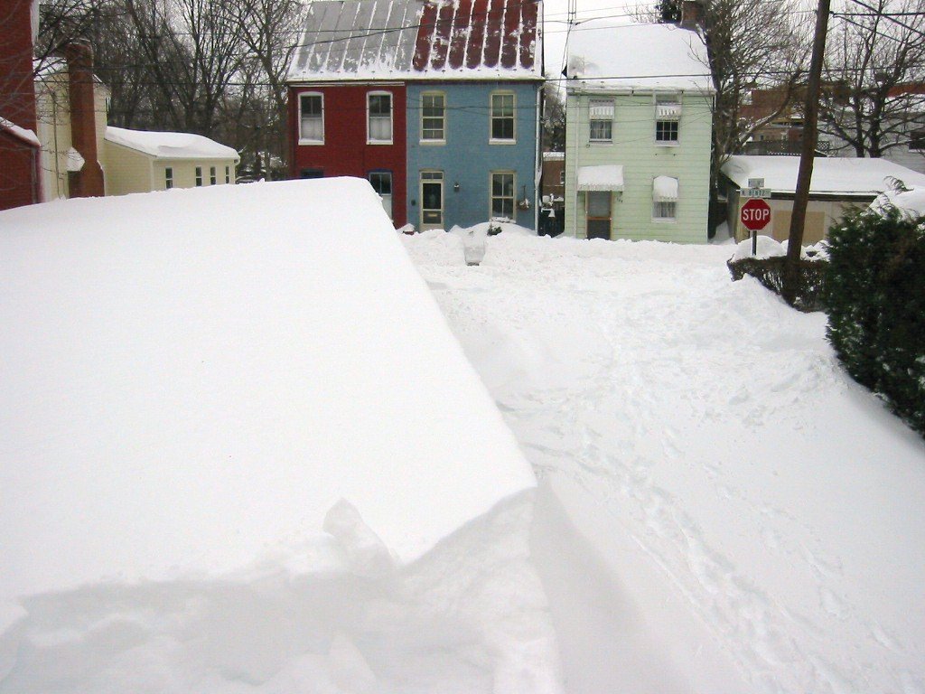 Snow of 2003 - From Shed Roof