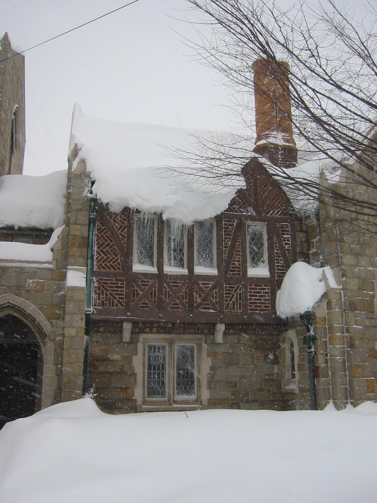 Calvary Methodist in Snow - Feb 10, 2010