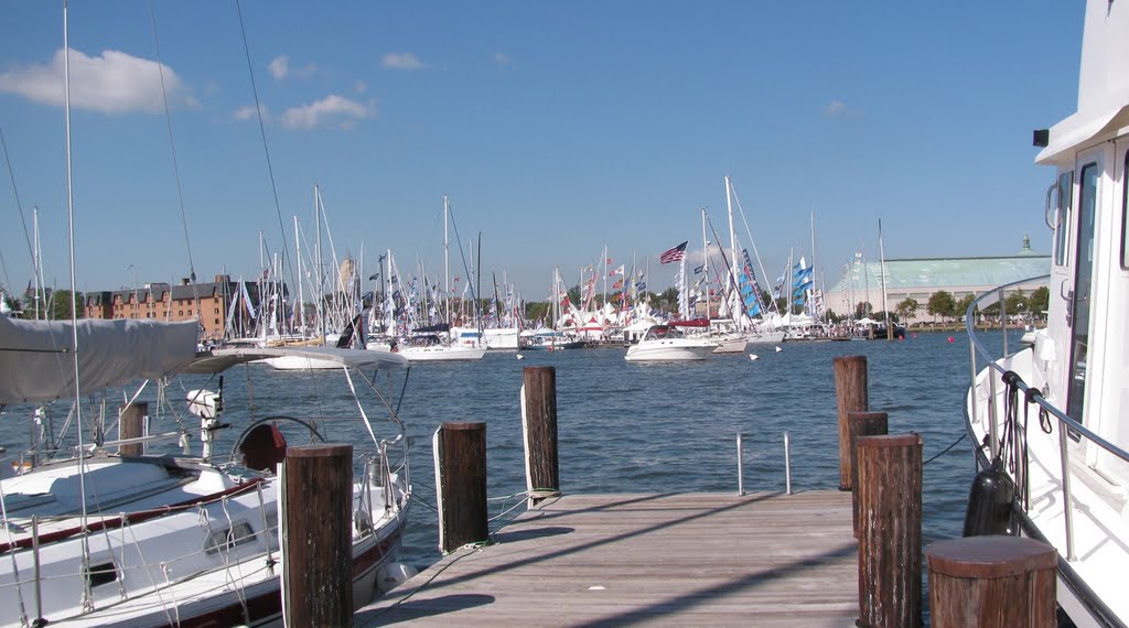 United States Sailboat Show Filling Annapolis