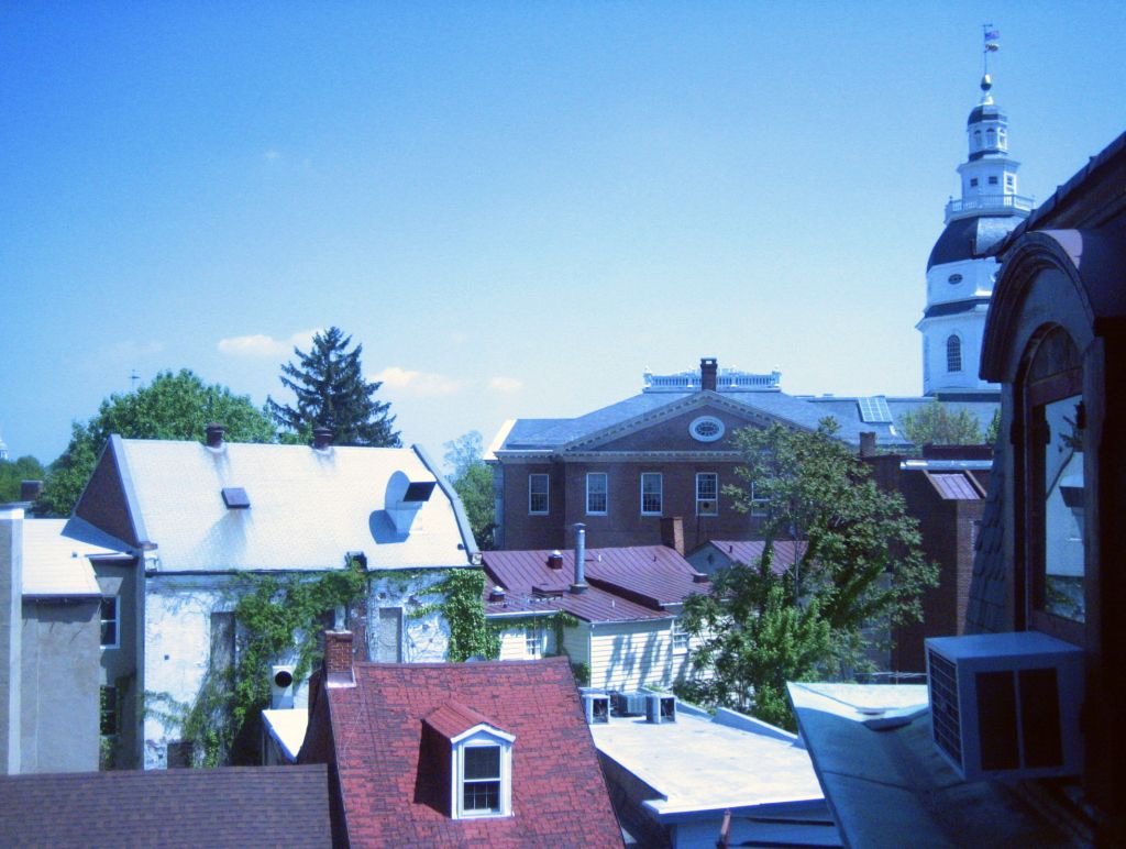 Maryland State House From Maryland Inn