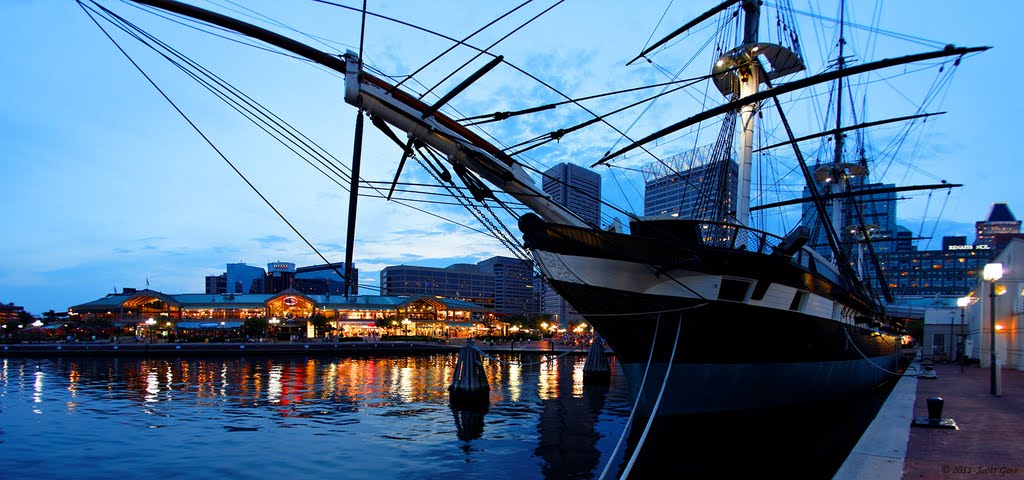 Baltimore Inner Harbor:  U.S.S. Constellation