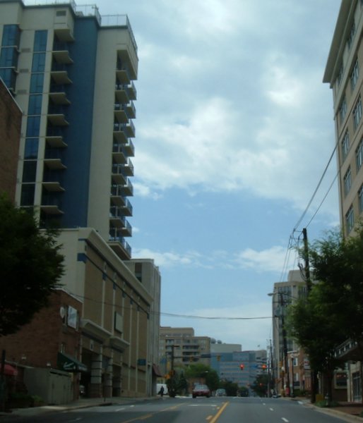 Woodmont Avenue at Battery Lane, Bethesda, MD, USA