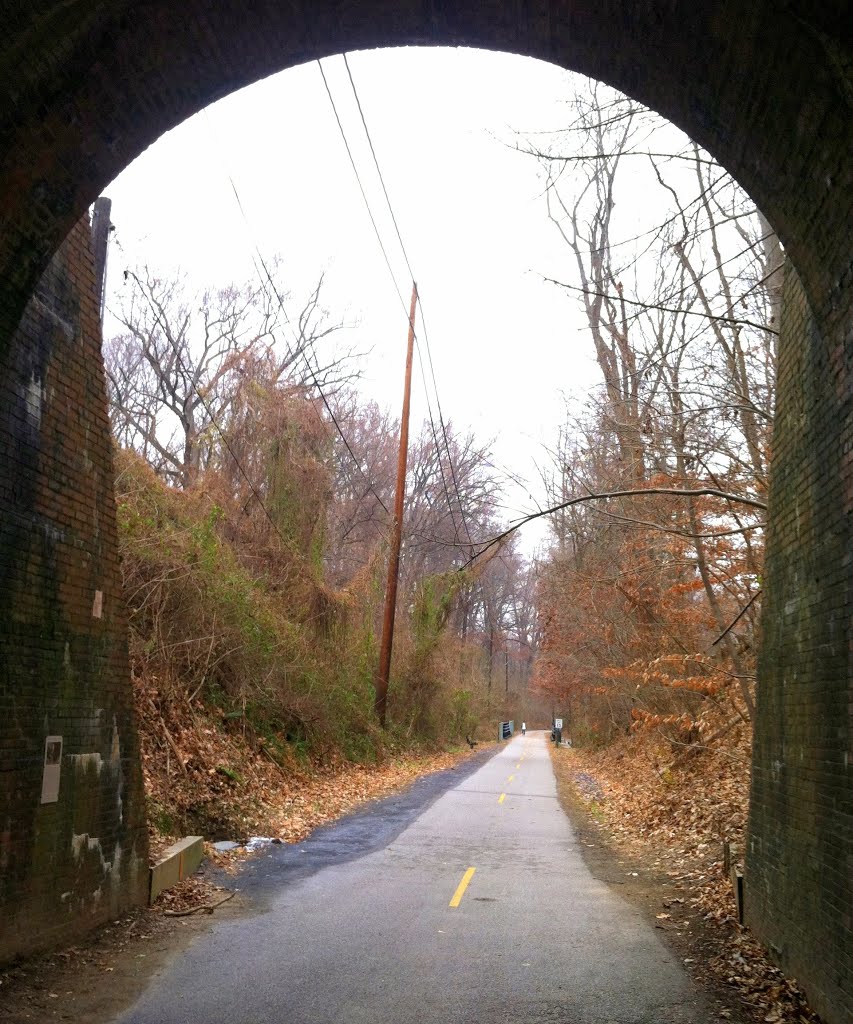 Dalecarlia Tunnel, Capital Crescent Trail, MacArthur Blvd, Bethesda MD