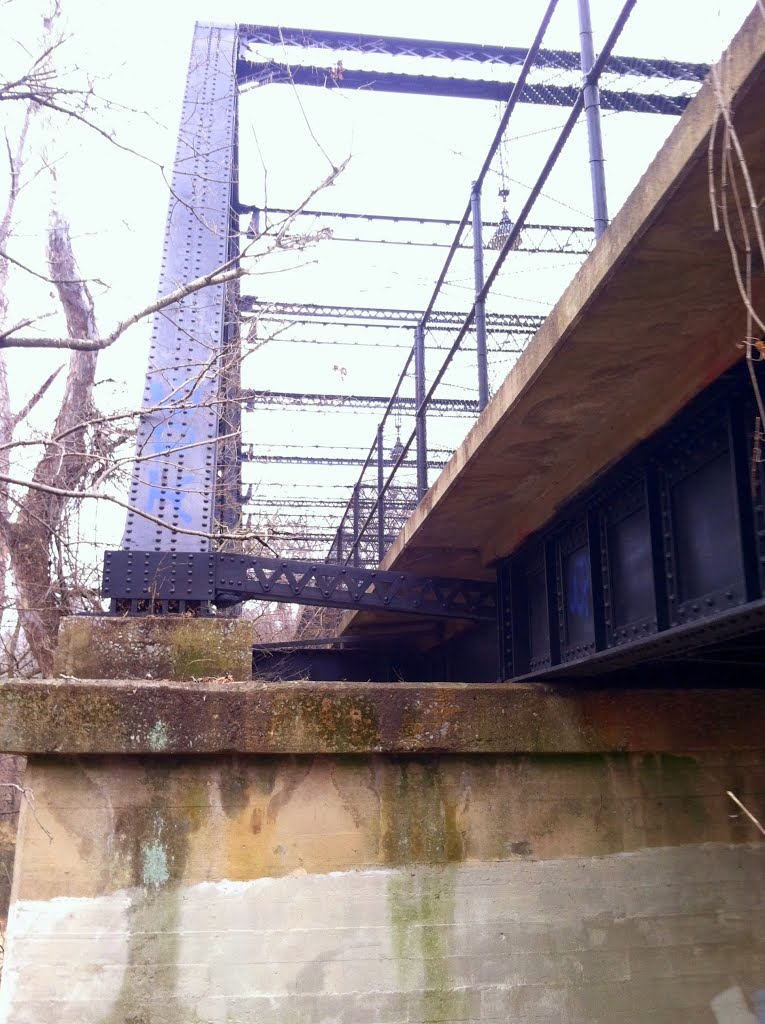Arizona Avenue trestle bridge, Capital Crescent Trail, C& O Canal, Canal St, Washington DC