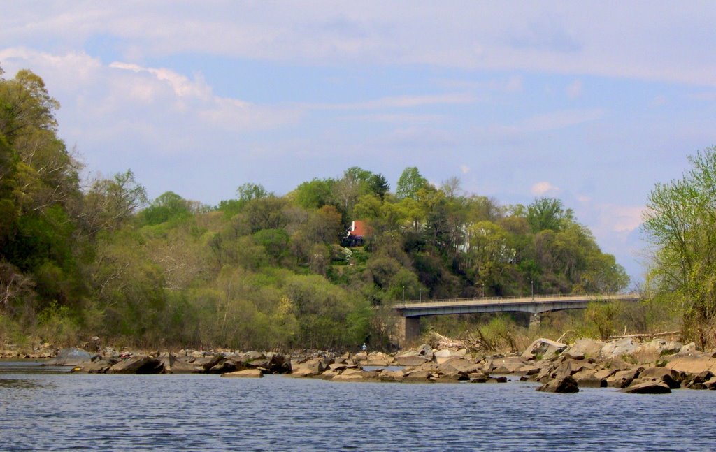 Chain Bridge & the Potomac River, Arlington VA, built 1939