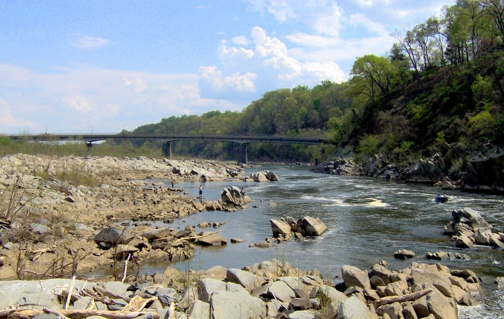 Chain Bridge, Little Falls, Potomac River, Washington DC