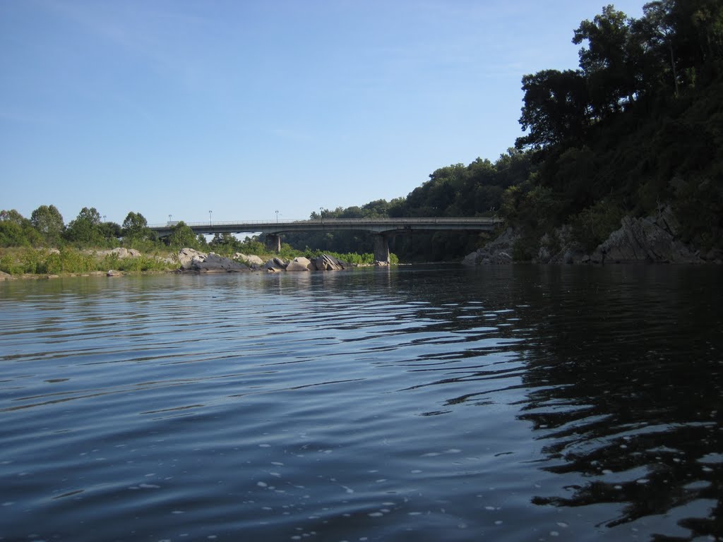 upstream from chain bridge bridge