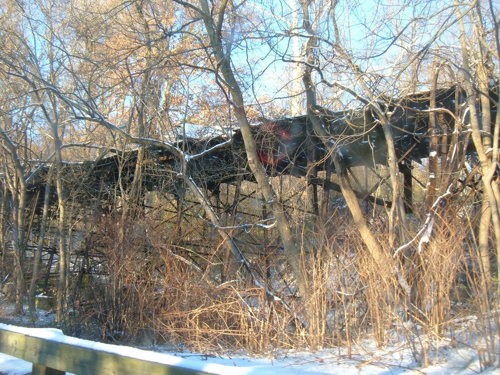 Railroad Trestle Bridge between Canal Road and McArthur Boulevard, Bethesda, Maryland, USA