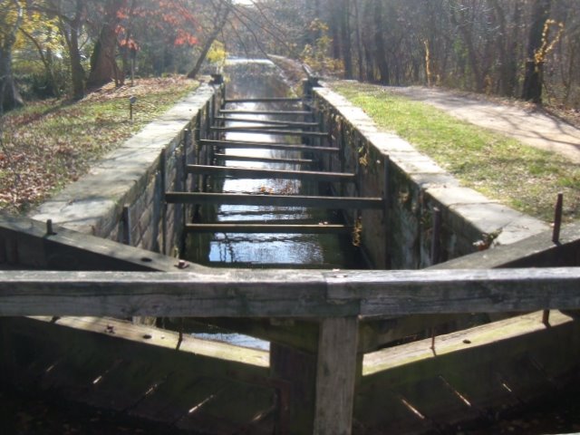 Lock 6 on C&O Canal, Bethesda, Maryland, USA