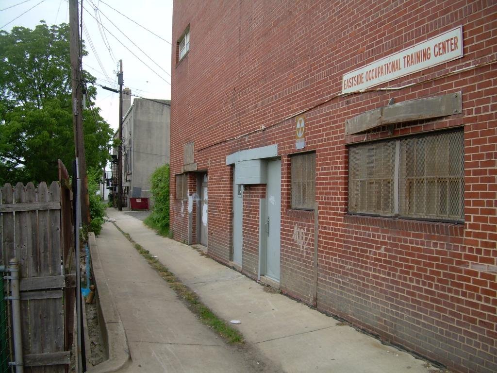 Alley behind Eastern Ave (Eastside Occupational Training Center)