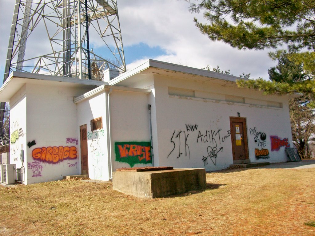 Contrtol Room at Base of Microwave Tower