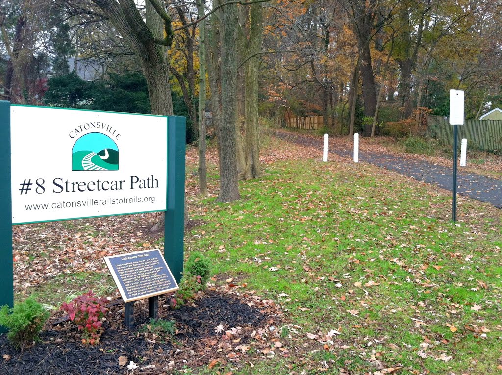 Catonsville Junction, #8 Streetcar Path, Catonsville MD