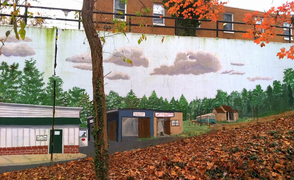 mural, #8 Streetcar Path, Catonsville MD