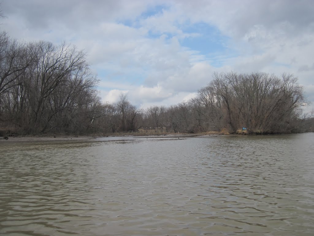 Confluence of watts creek with the Anacostia