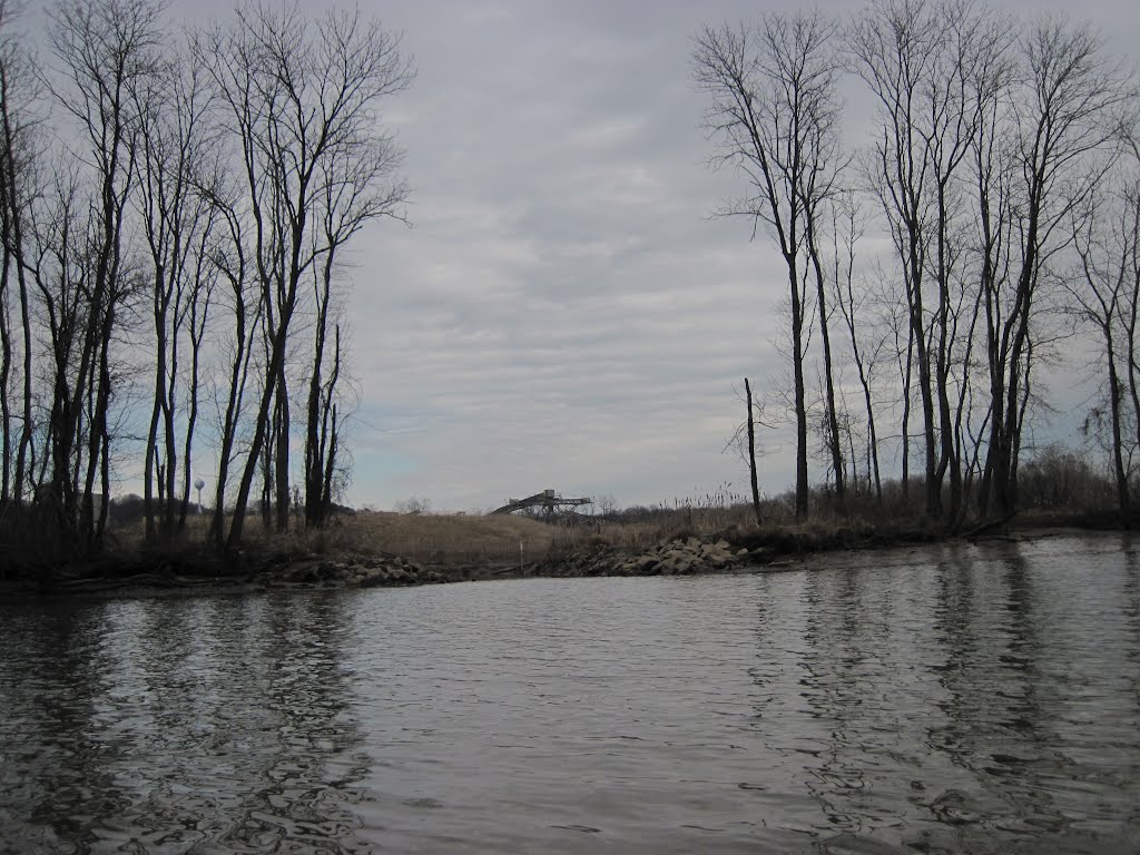 industrial plant in the distance