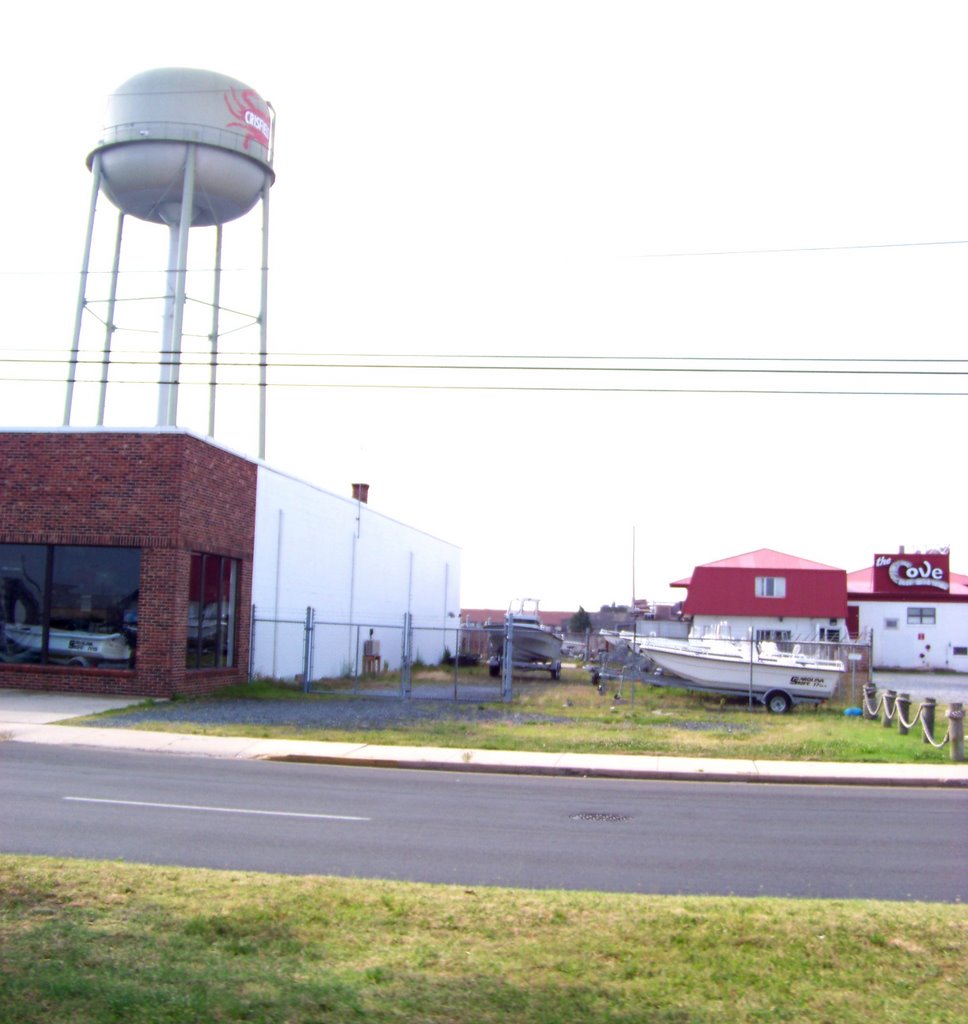 Water tower of Crisfield, Maryland