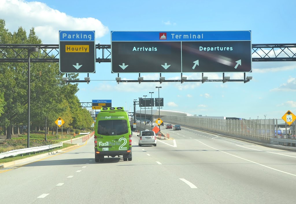 Approaching the Passenger Terminal at BWI Airport