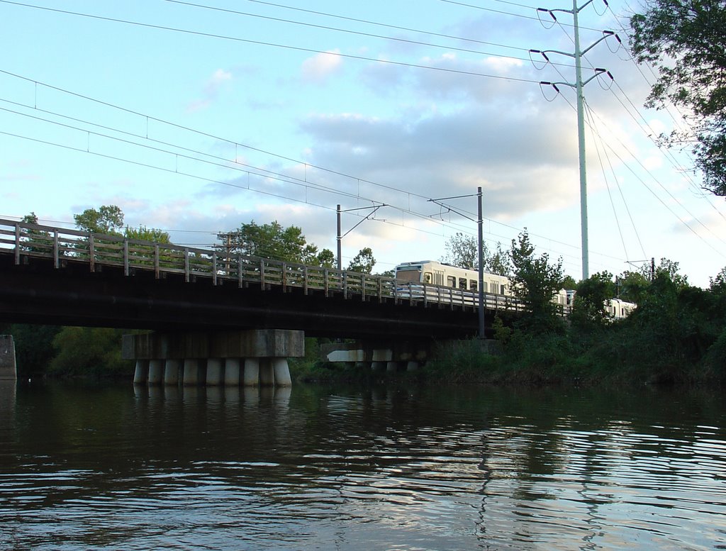 Light Rail crossing the Patapsco River