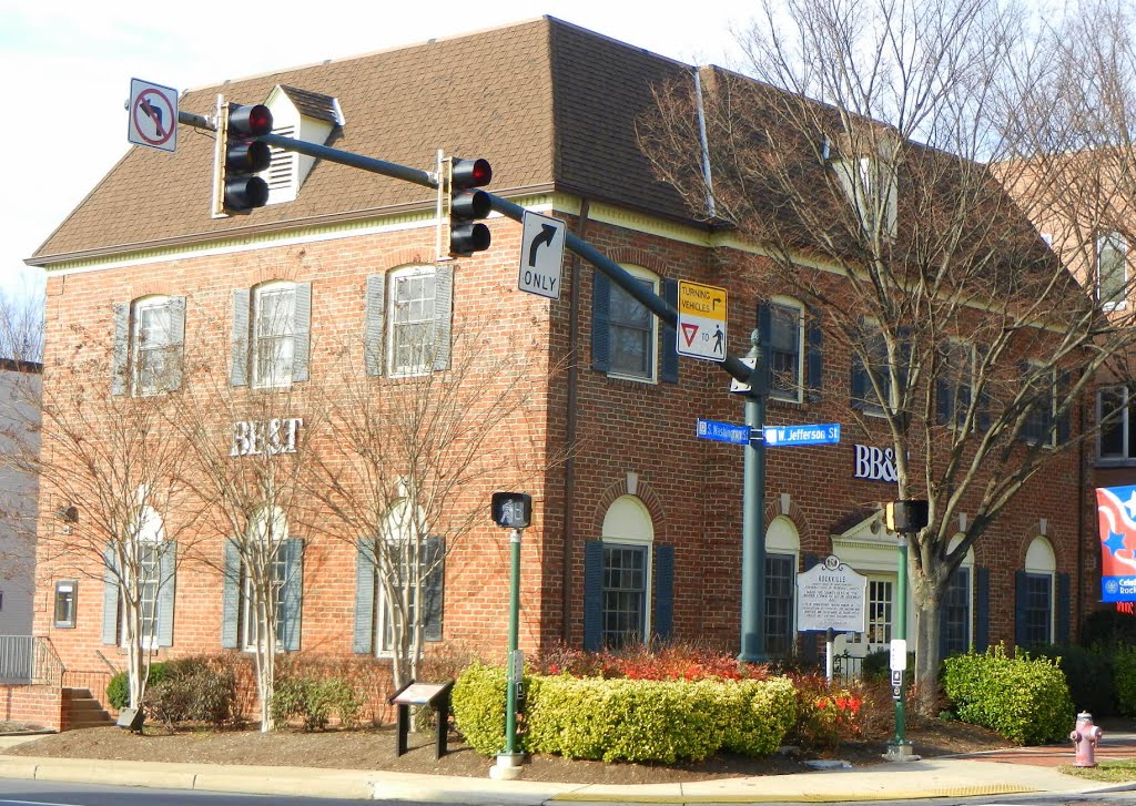 Hungerford Tavern site, now BB&T, 99 South Washington Street Rockville, MD 20850