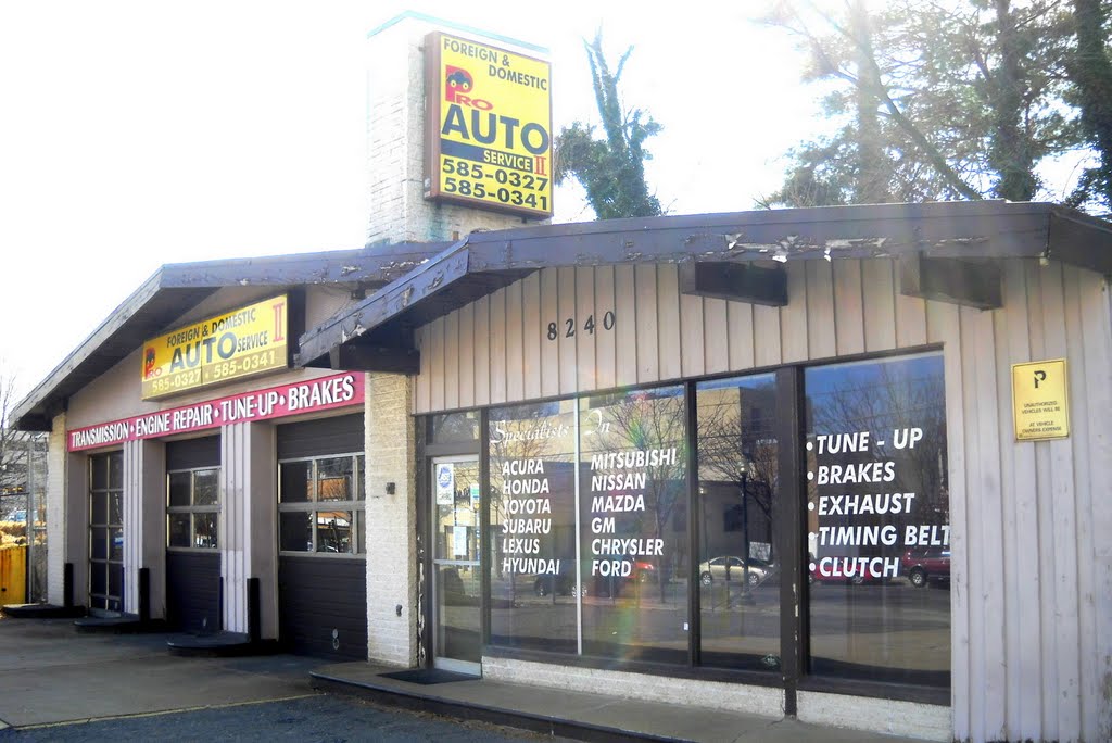 old Shell gas station, 8240 Fenton Street, Silver Spring, MD 20910-4503