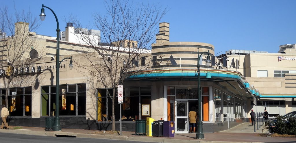 Silver Spring Shopping Center, 8533-8575 Georgia Ave, Silver Spring MD, built 1938, style: Art Deco