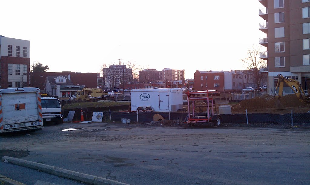 Site of new library.