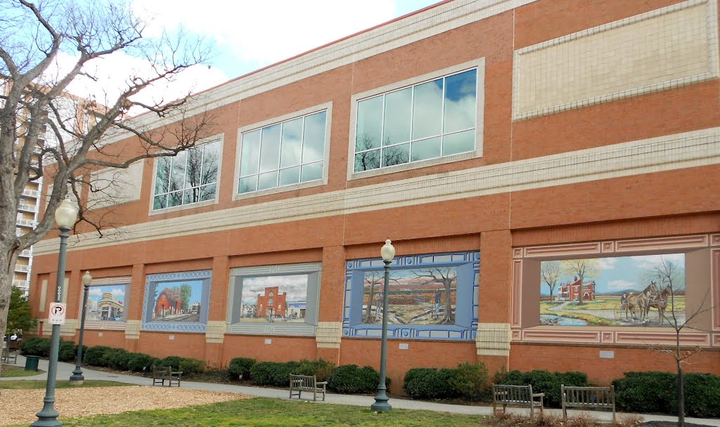 Silver Spring historical murals, Acorn Park, Newell St, Silver Spring MD