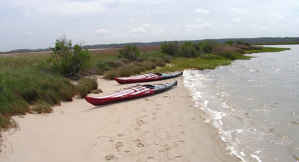 Flagships on the Beach at Janes Island, MD
