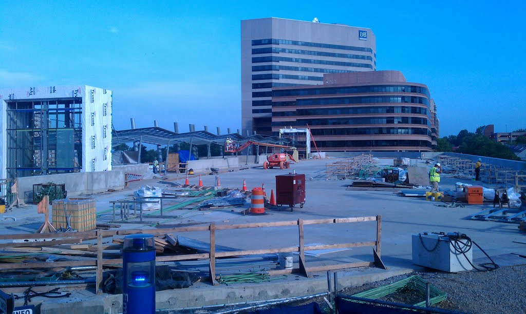 Top deck of Silver Spring Transit Center.