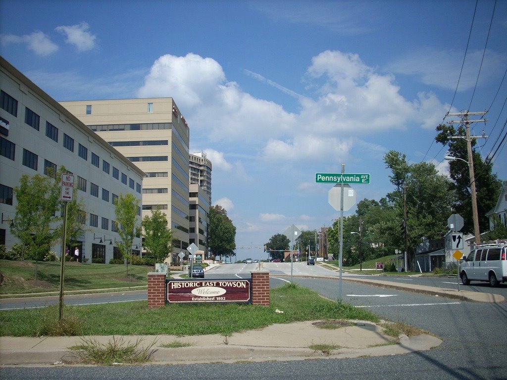 Historic East Towson (sign)