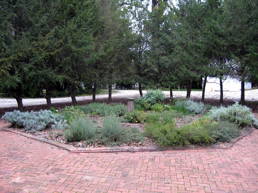 Herb garden at Hampton Mansion, Baltimore, MD