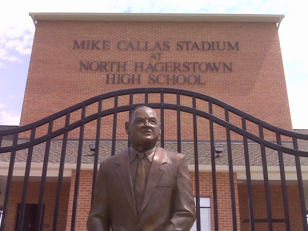 Mike Callas Statue and Stadium