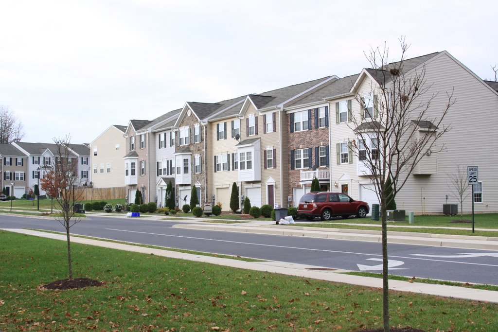 My impression of rowhouses on Monet Drive