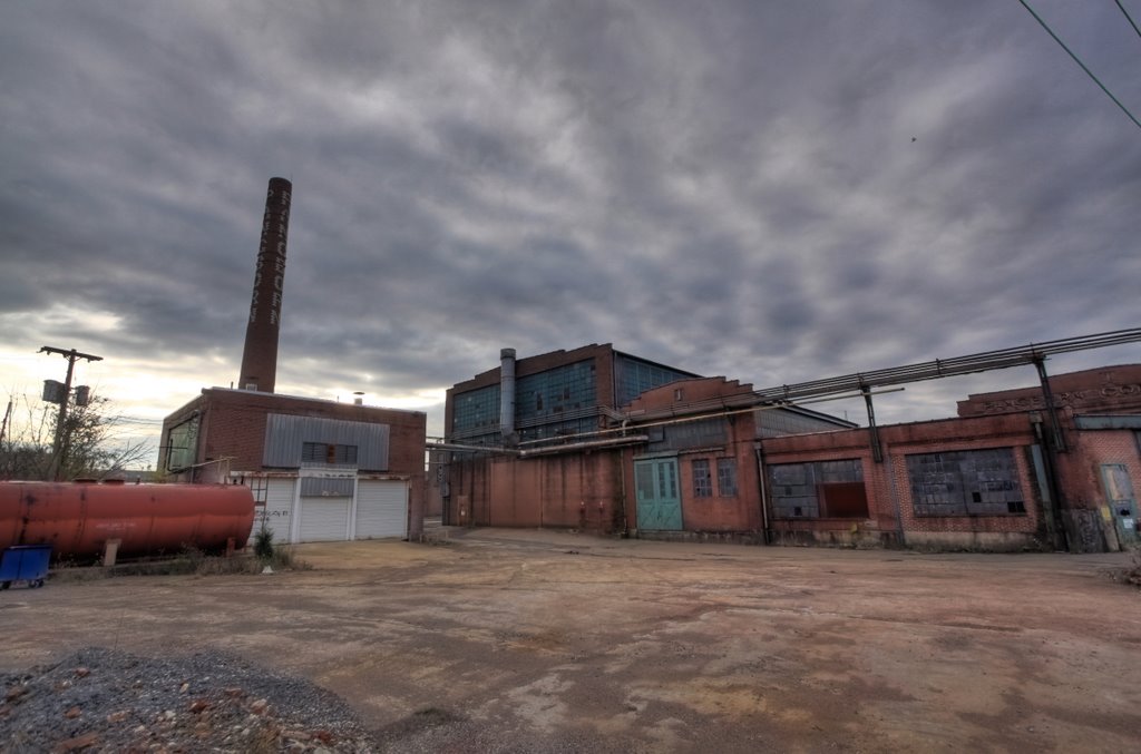 Pangborn factory, looking east from the tracks.