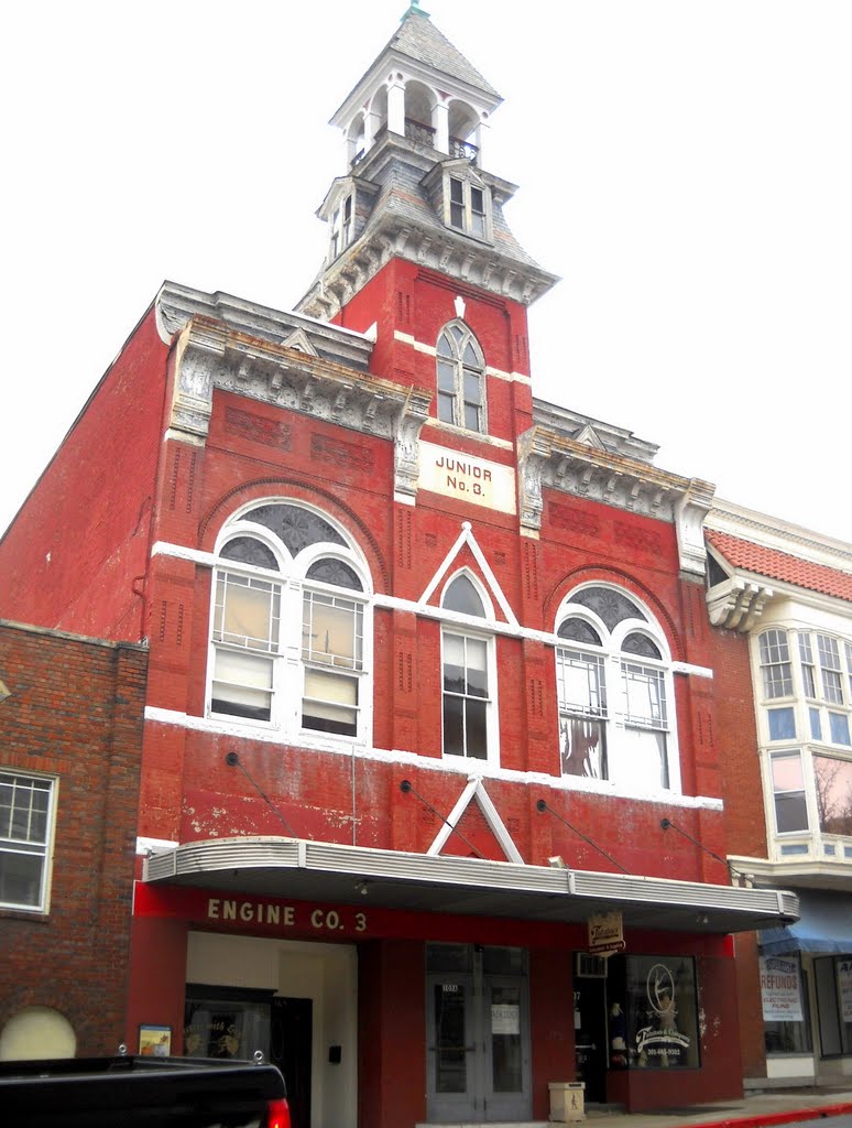 Engine Co 3 - firehouse, Potomac-Broadway Historic District, near Historic National Road, 4 W Franklin St, Hagerstown, MD