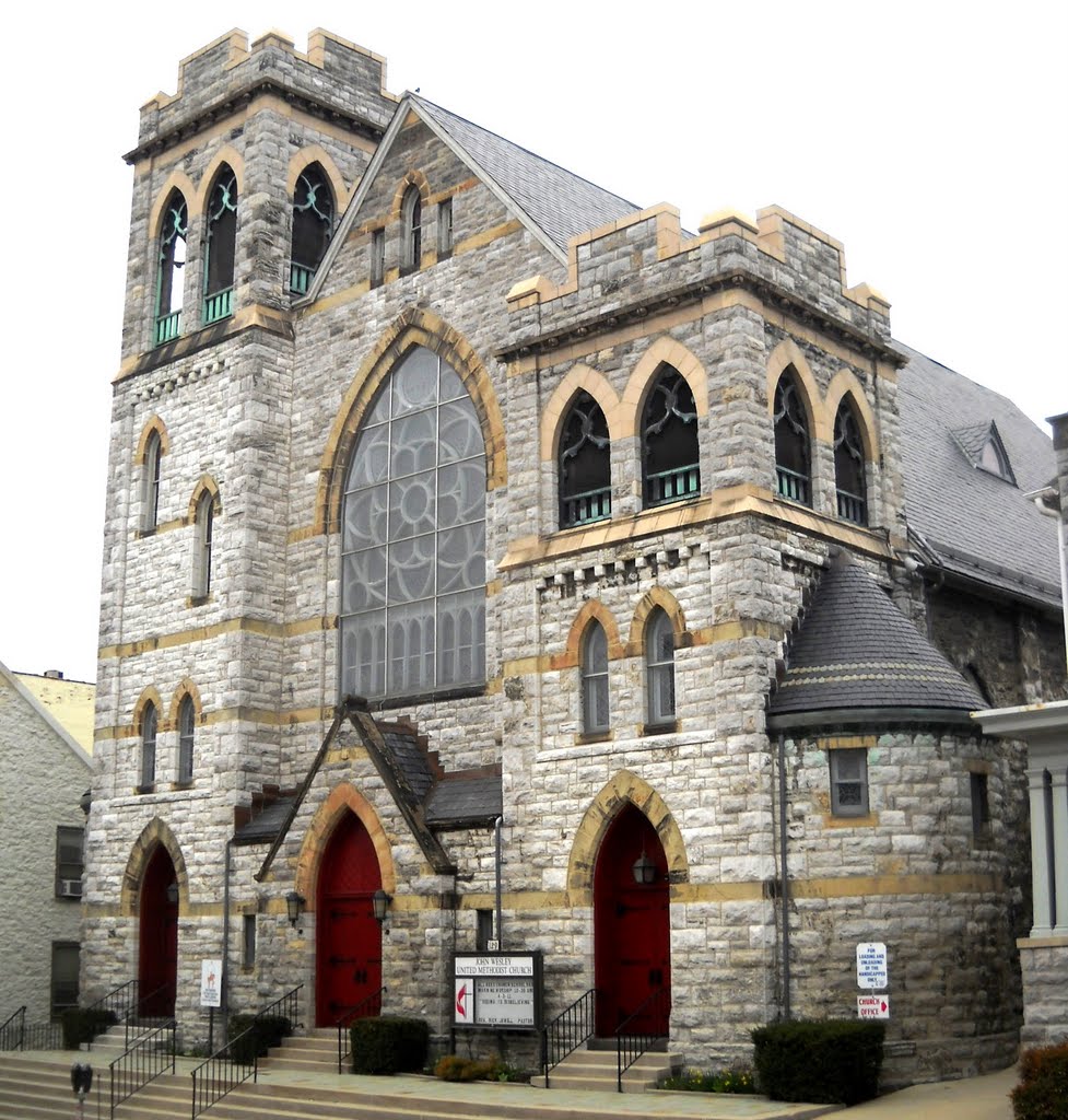 former St. Paul’s Methodist Episcopal Church, now John Wesley United Methodist Church, Hagerstown Historic District, Historic National Road, Alt U.S. Route 40, Hagerstown MD