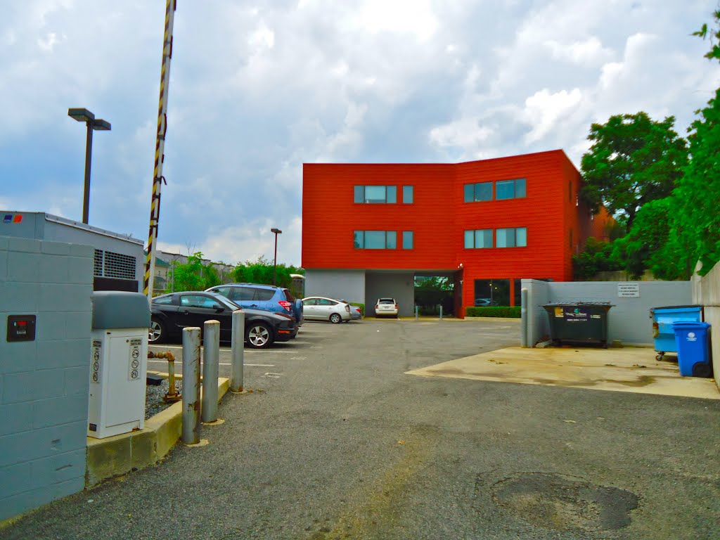 Red building