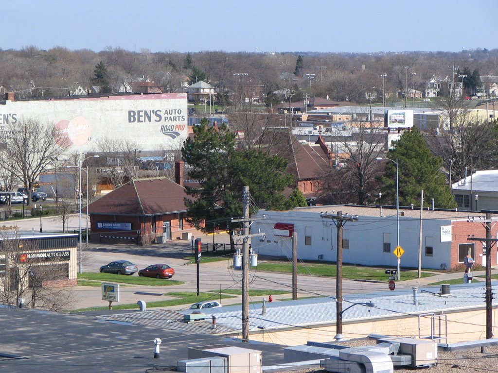 View of Rock Island Depot from parking garage