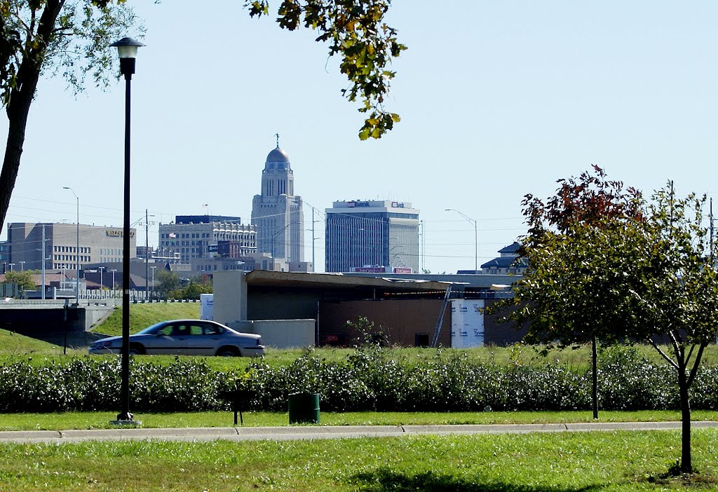 Lincoln, NE: View of State Capitol from northwest