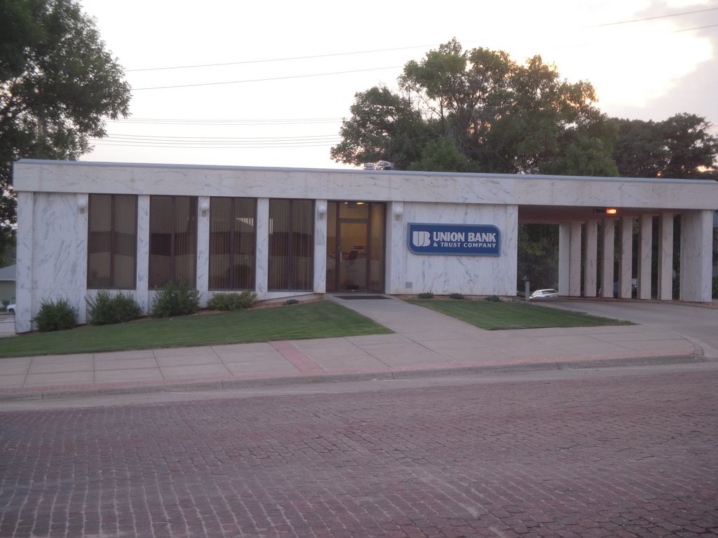 Union Bank and Trust at twilight