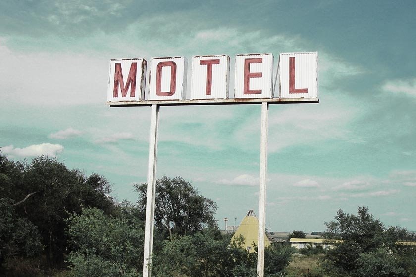 Motel ,Sign Milford, NE