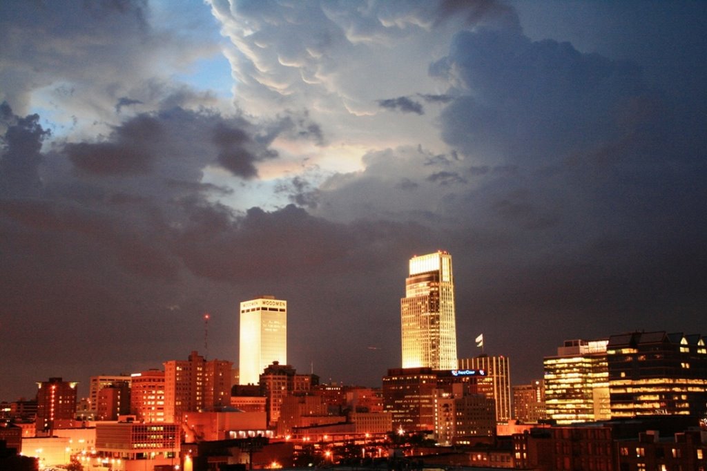 Omaha Night Skyline