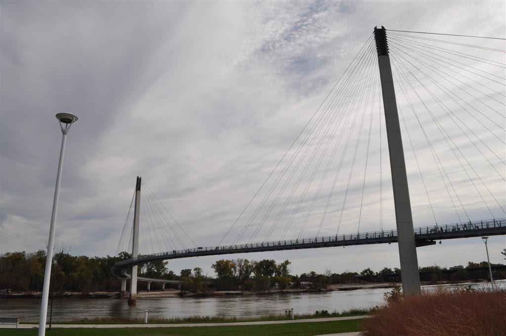 Bob Kerrey Pedestrian Bridge, Missouri River, Omaha, NE