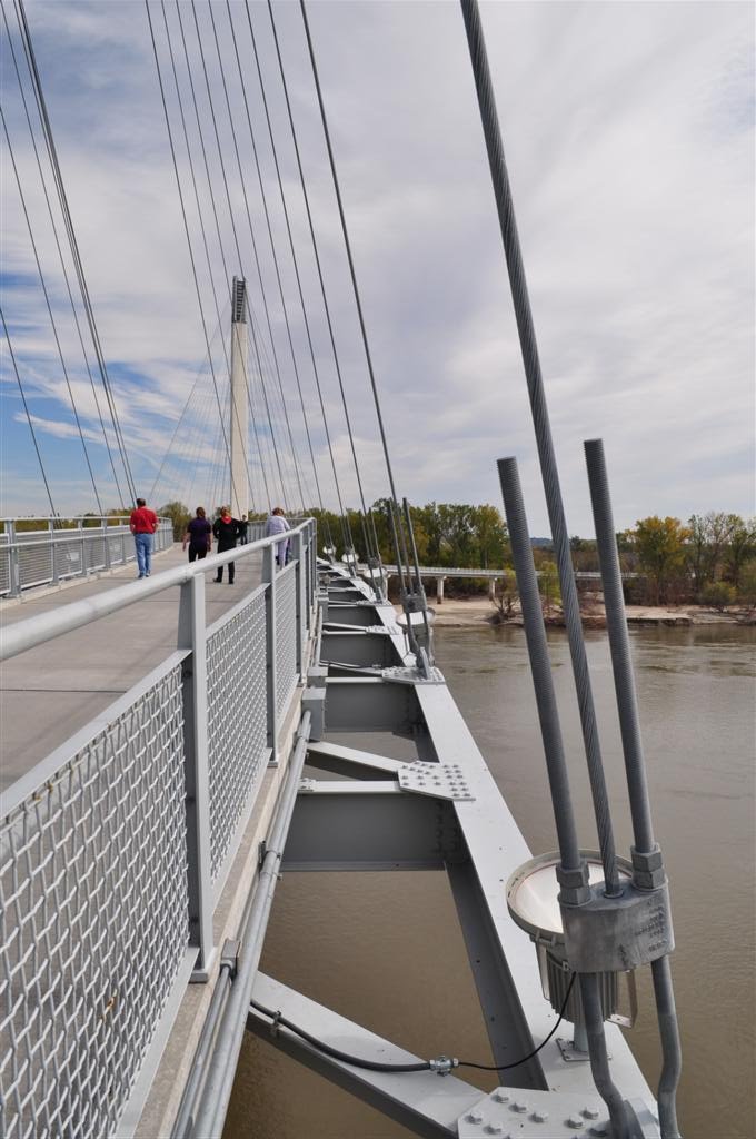 Bob Kerrey Pedestrian Bridge, Missouri River, Omaha, NE
