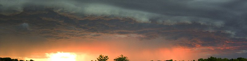 Stormy skies